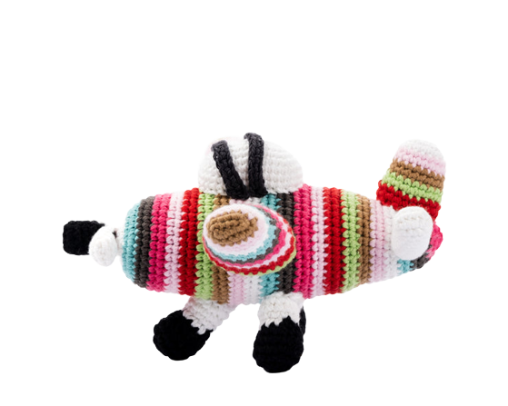 Aeroplane Small Multi-Col Red 7029