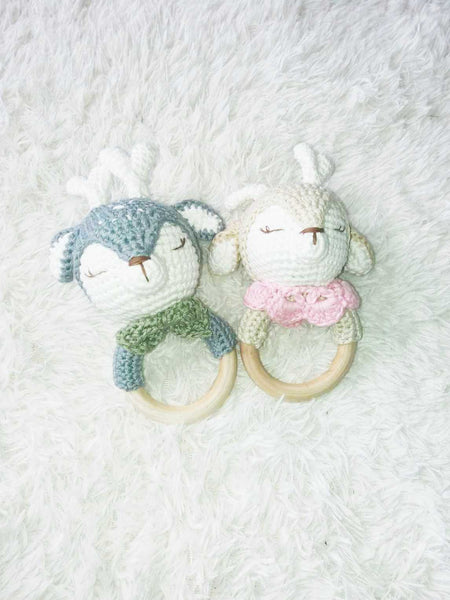 Baby Rattle - Reindeer 8003