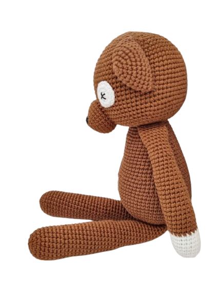 Amigurumi Mr.bean's Teddy Bear. Crochet Pattern. Catroon Bear