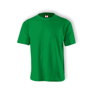 Round Neck T-shirt 100% Cotton: Kelly Green