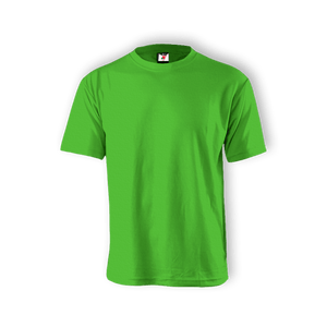 Round Neck T-shirt 100% Cotton: Lime Green