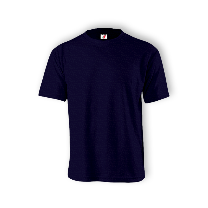 Round Neck T-shirt 100% Cotton: Blue Navy