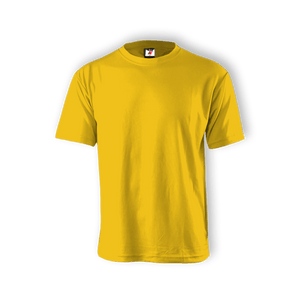 Round Neck T-shirt 100% Cotton: Yellow