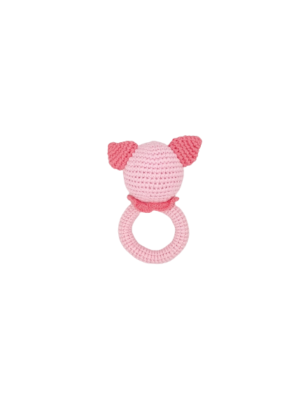 Baby Rattle - Pig 8016